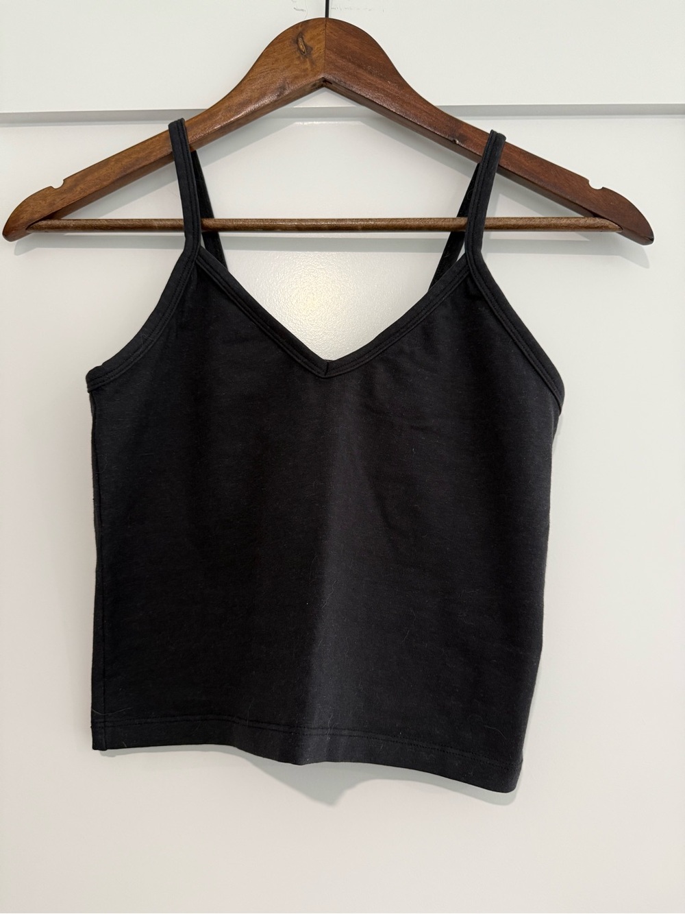Jungmaven Black V-Neck Spaghetti Strap Tank Size M